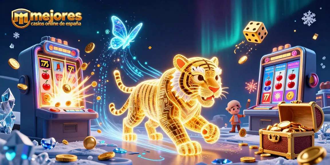 Mejores casinos online de España: Tigres y mariposas holográficas en un vibrante casino digital