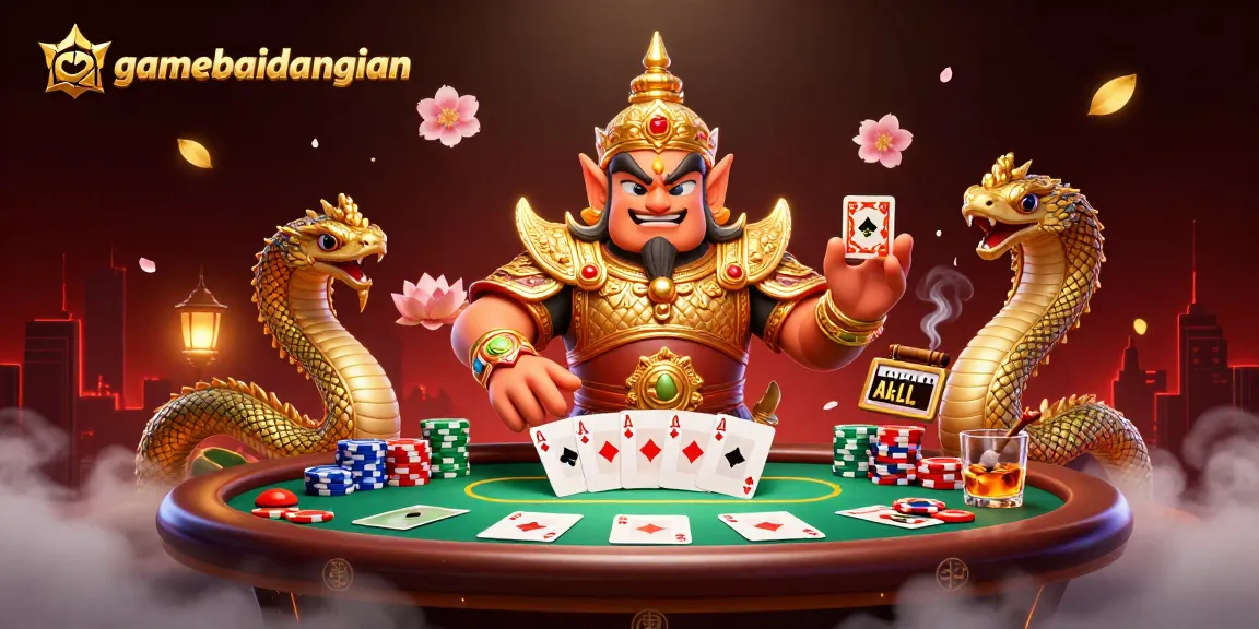 Experience thrilling gameplay and winning strategies with gamebaidangian in this vibrant casino scene.