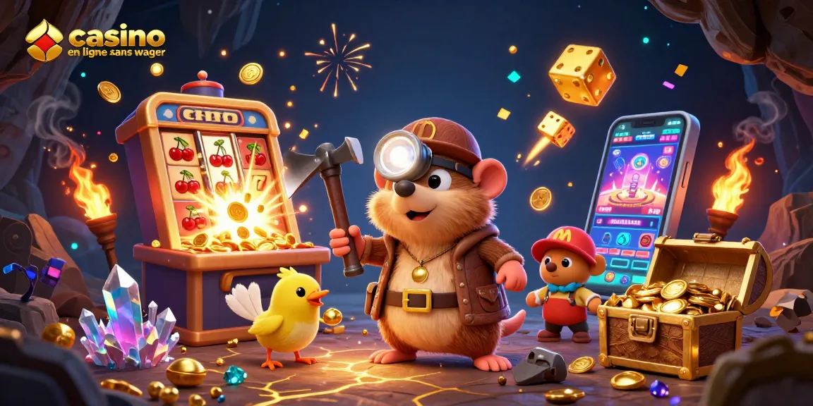 Jouez à des jeux de casino en ligne sans wager, explorez les trésors et les bonus sans conditions de mise.