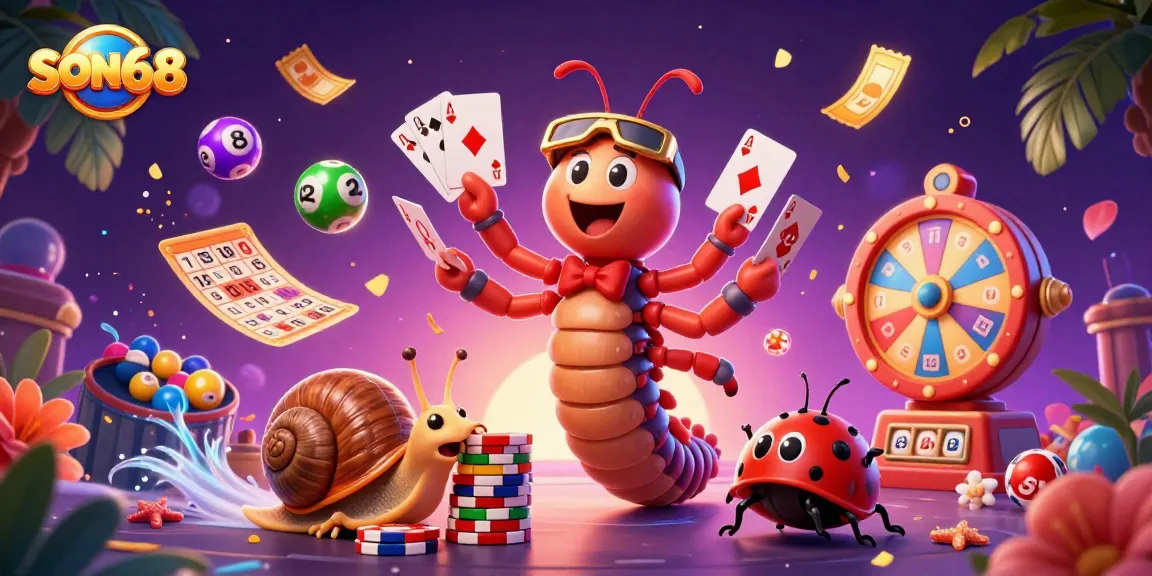 Experience thrilling gaming at son68 with vibrant characters, lively elements, and dynamic casino action.