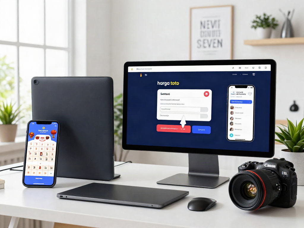 Interactive online betting interface highlighting harga toto in a modern workspace.
