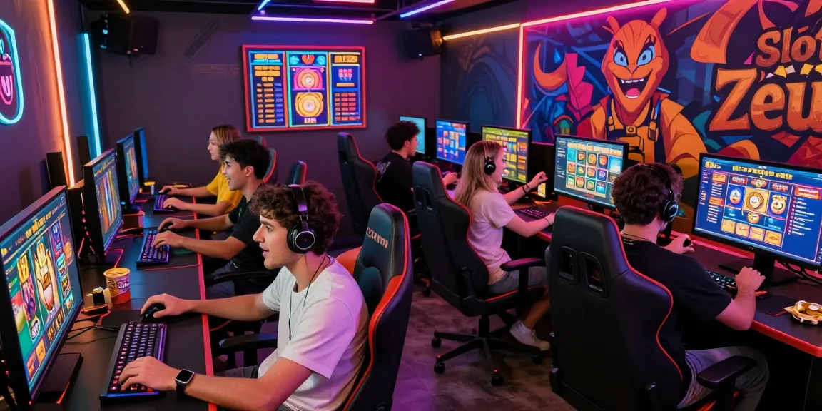 Diverse players enjoying situs 888 games in a vibrant gaming environment, showcasing excitement and engagement.