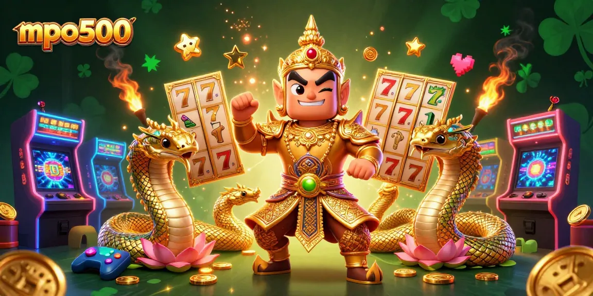 Experience mpo500's thrilling gaming adventure with captivating slot machines and magical characters.