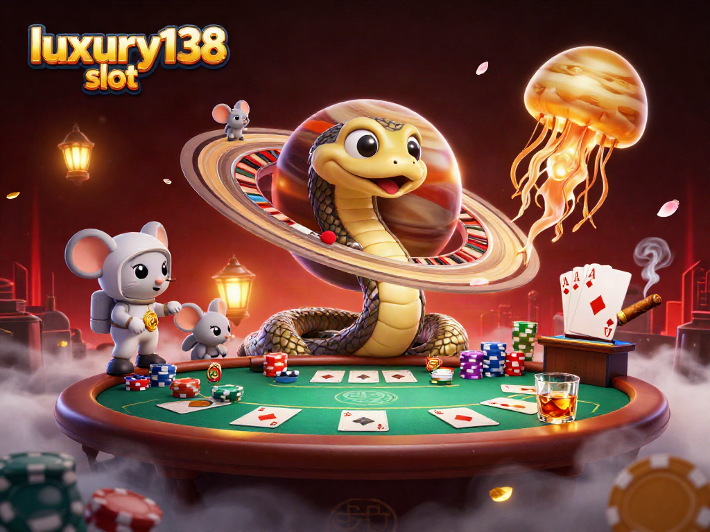 Menangi permainan di luxury138 slot dengan ilustrasi 3D kasino yang mengagumkan.