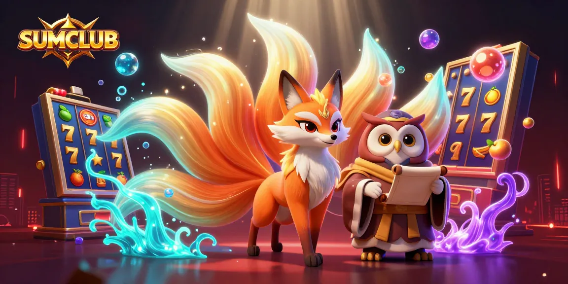 Engage in thrilling gameplay at SUMCLUB with vibrant characters and dynamic slot elements.
