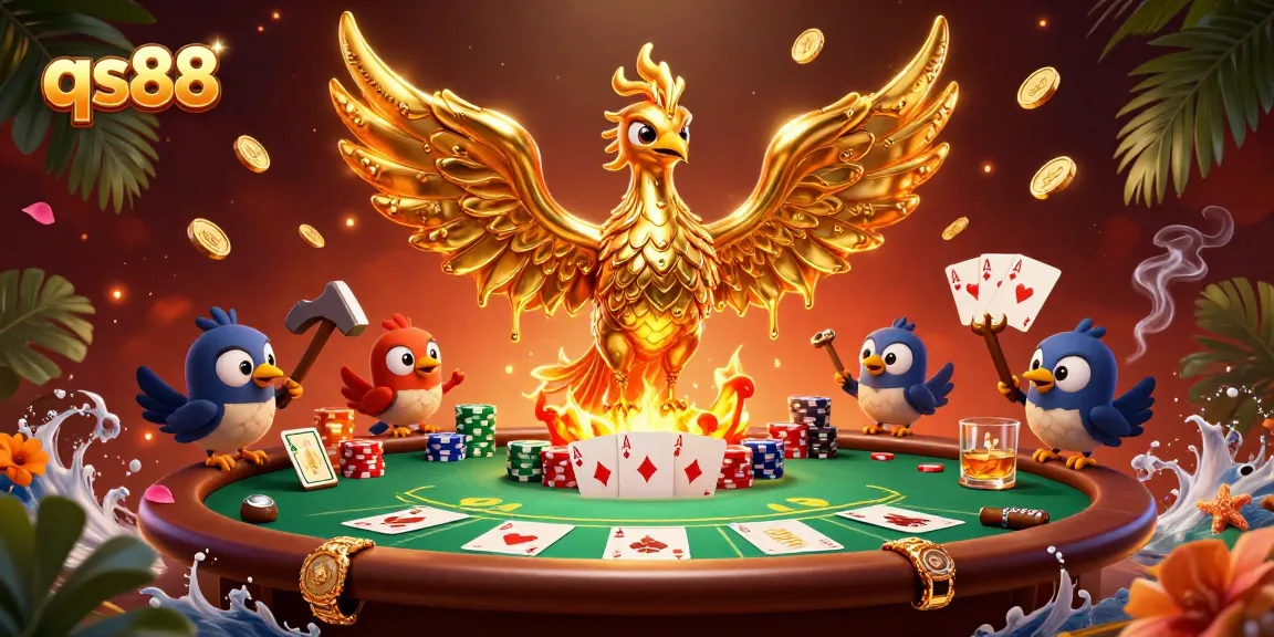 Experience the excitement at qs88 with molten golden phoenix and dynamic poker scene.