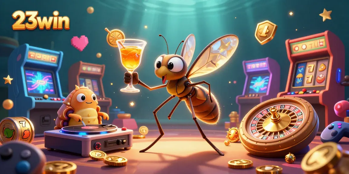 Engage in thrilling gameplay at 23win with vibrant casino scenes and dynamic characters.
