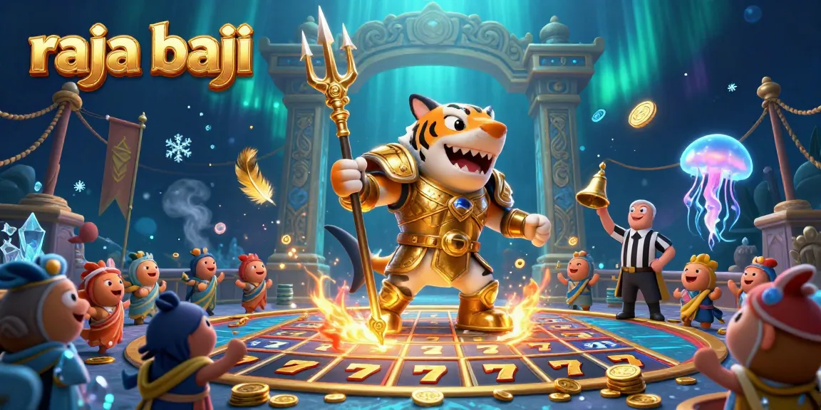 Experience thrilling action at raja baji with the tiger shark gladiator battling in an underwater casino.