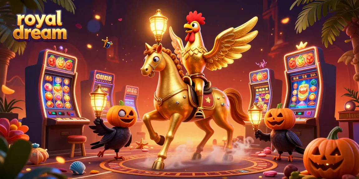 Putar roda keberuntungan di Royal Dream dengan ilustrasi menakjubkan dalam lingkungan kasino yang kaya.