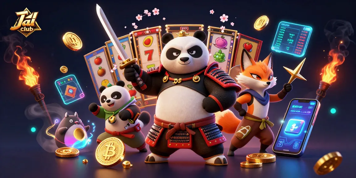 Engage in thrilling games on Jai club with our vibrant and colorful illustration.