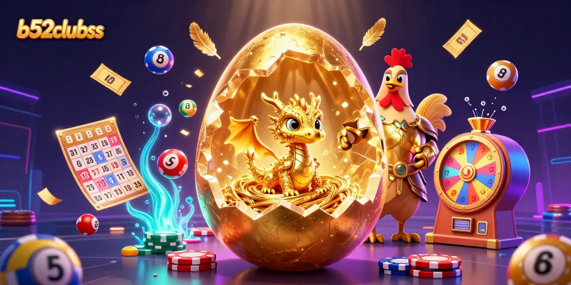 Engage in thrills at b52clubss with golden casino elements and vibrant prizes.