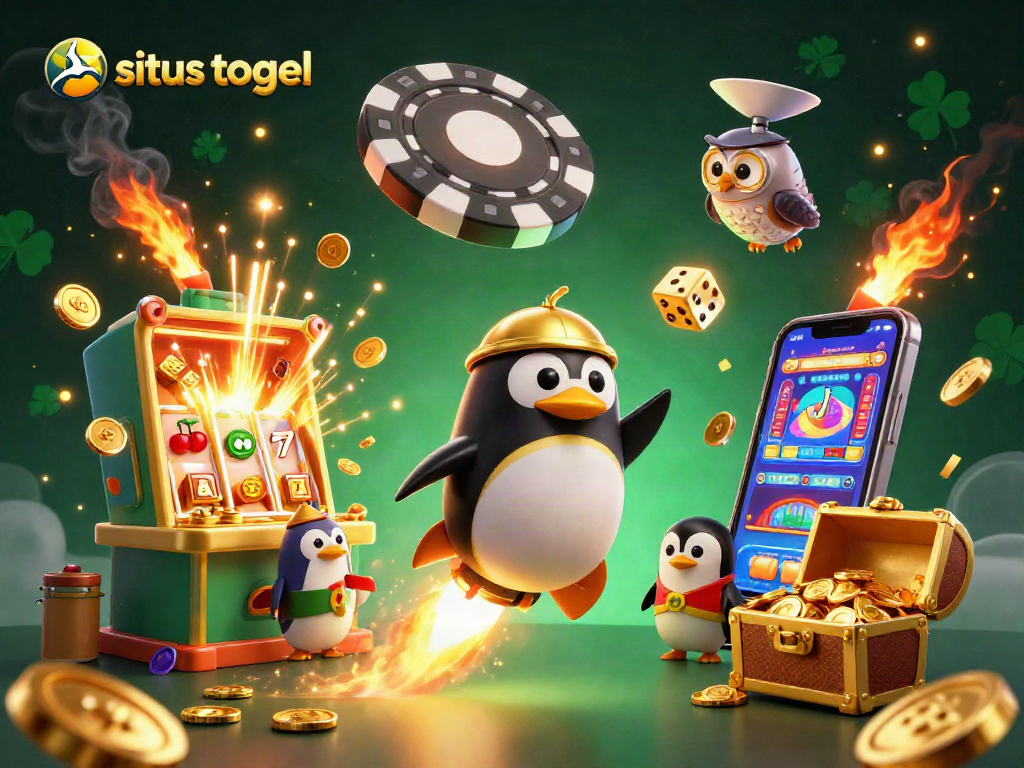 Menangkan permainan di situs togel dengan ilustrasi kasino yang meriah dan menarik!