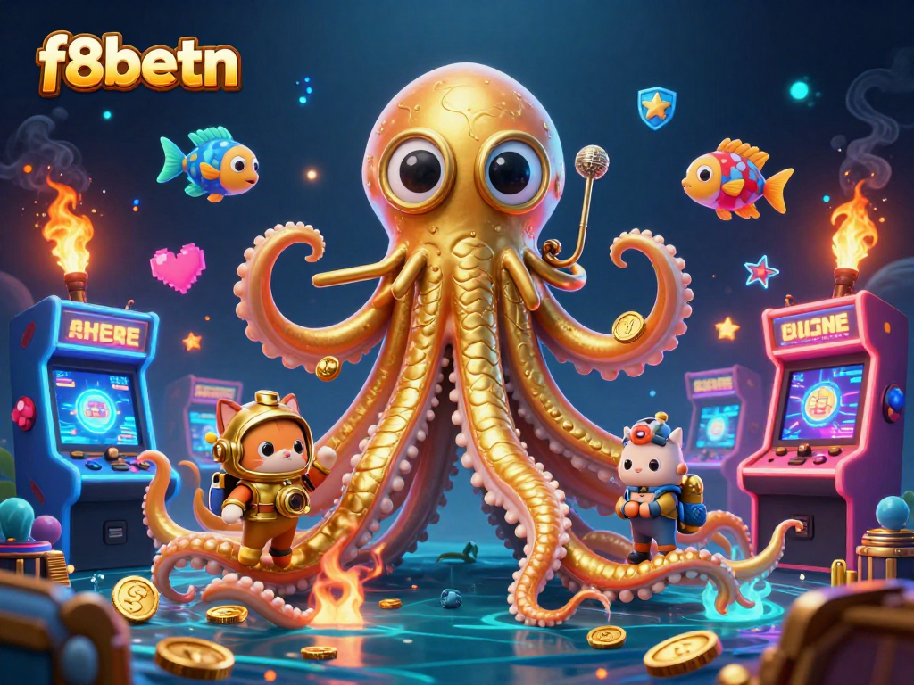 Engage with the enchanting world of f8betn amidst a vibrant casino theme filled with dynamic characters and colorful game elements.