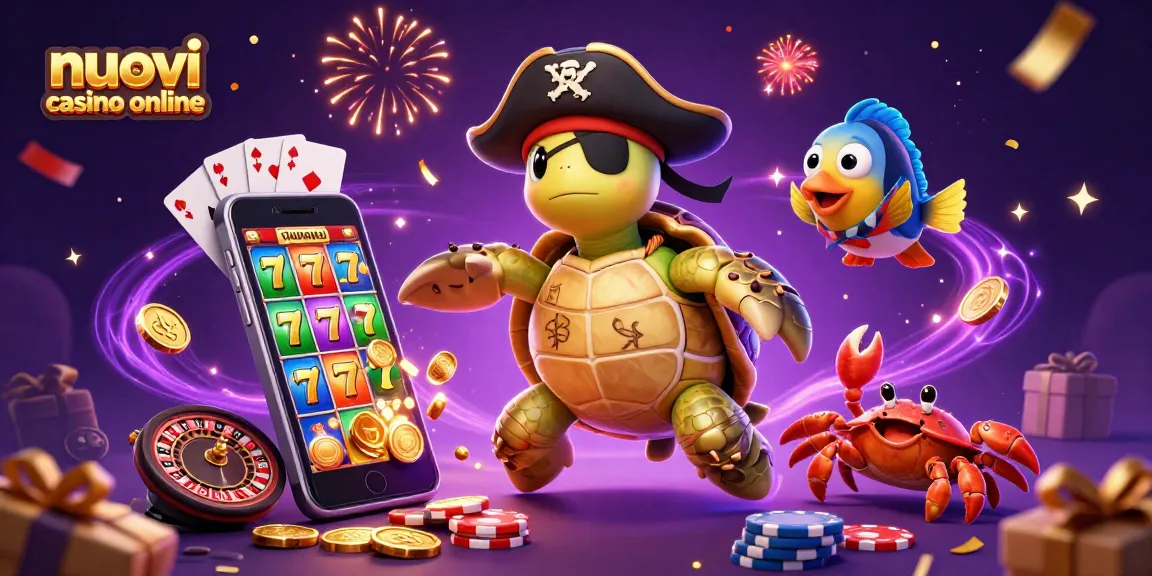 Scopri nuovi siti casino online attraverso giochi emozionanti con una tartaruga pirata e tesori sottomarini.