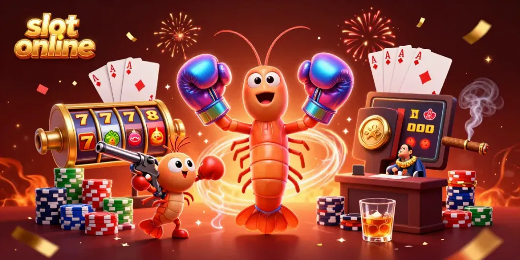 Engage in thrilling slot online action with vibrant characters and dynamic casino elements.