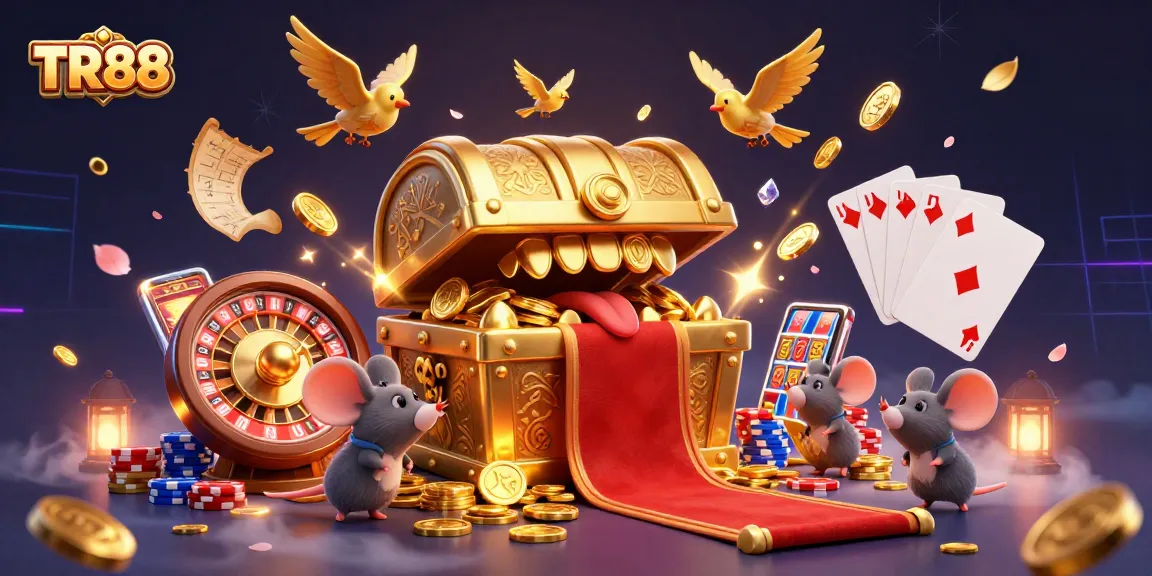 TR88 offers thrilling casino experiences with golden treasures, dynamic game elements, and engaging visuals.