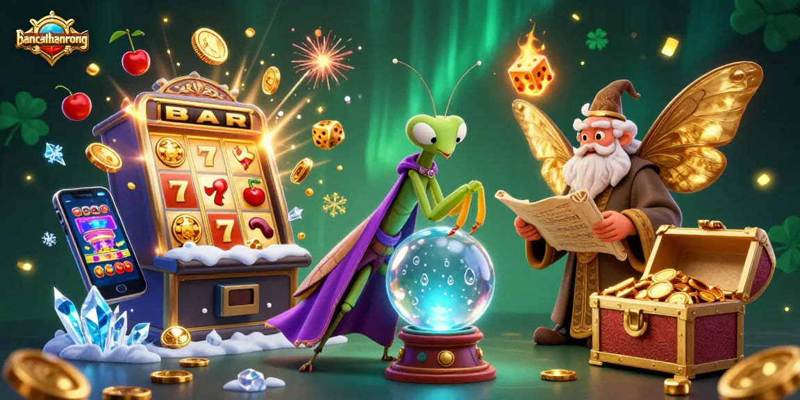 Experience festive wins with bancathanrong's 3D cartoon slot adventure featuring fortune tellers and rich visuals.