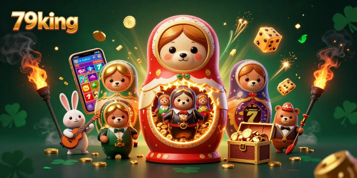 Experience the thrill of 79king with playful casino characters and vibrant gaming elements.