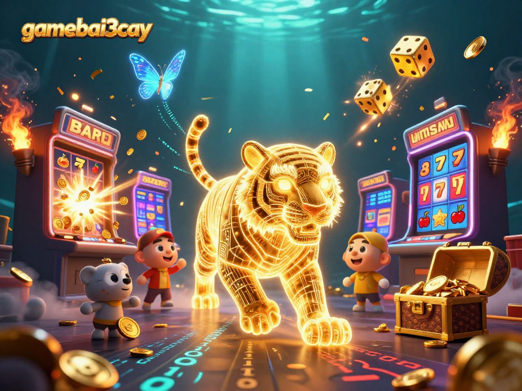 Spin the reels of gamebai3cay's vibrant slot machines and seize your jackpot!