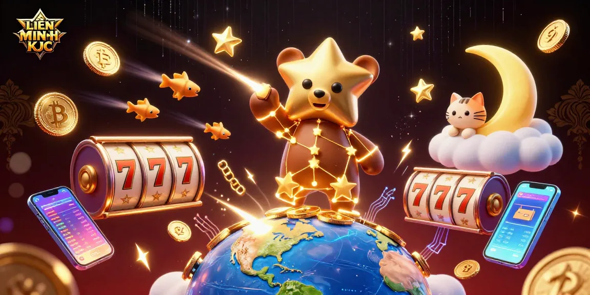 Engage in thrilling entertainment with LIÊN MINH KJC's captivating 3D casino imagery.