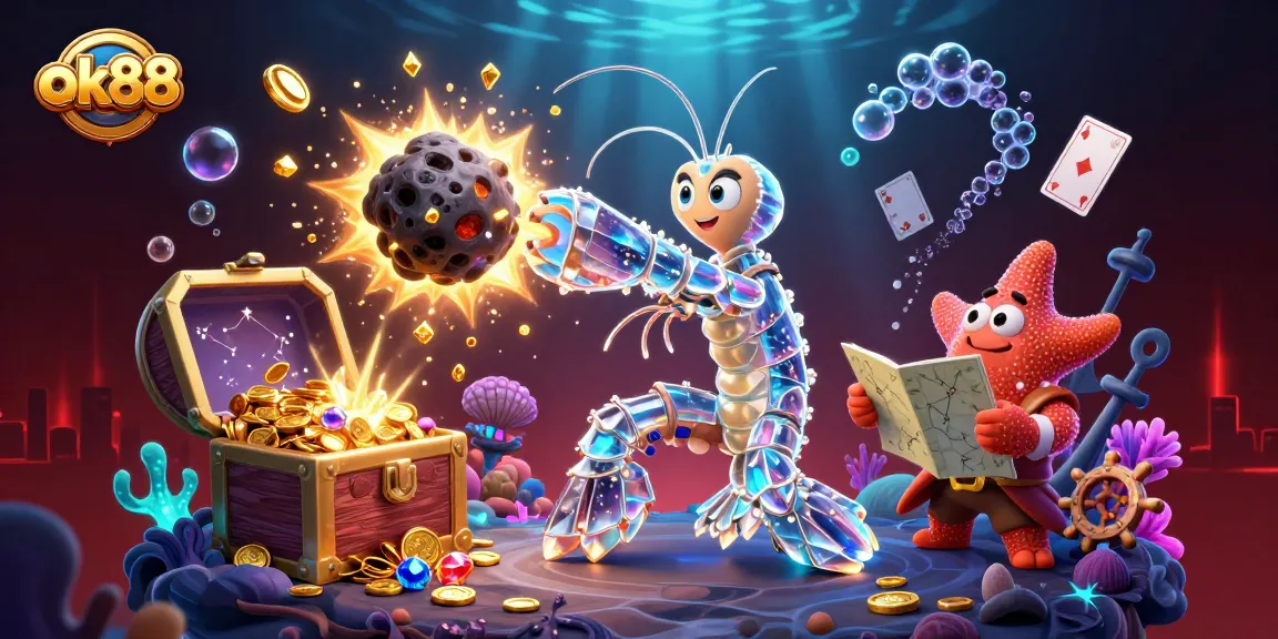 Experience the thrill of ok88 with vibrant underwater treasures and galactic samurai action.