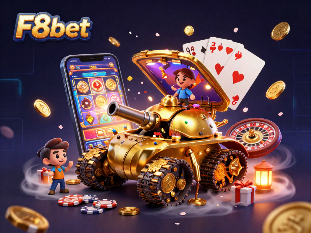 Experience excitement with F8bet in a cartoon universe filled with casino action and vibrant visuals.