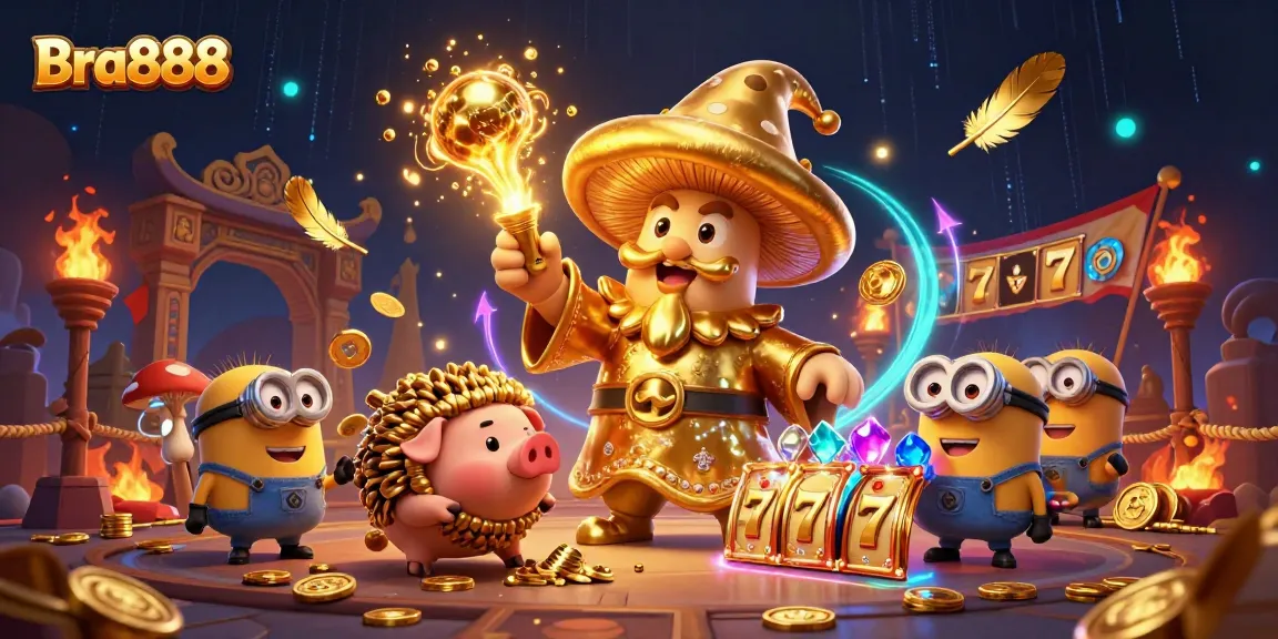 Experience thrilling gaming action with Bra888, featuring vibrant characters and immersive slots.