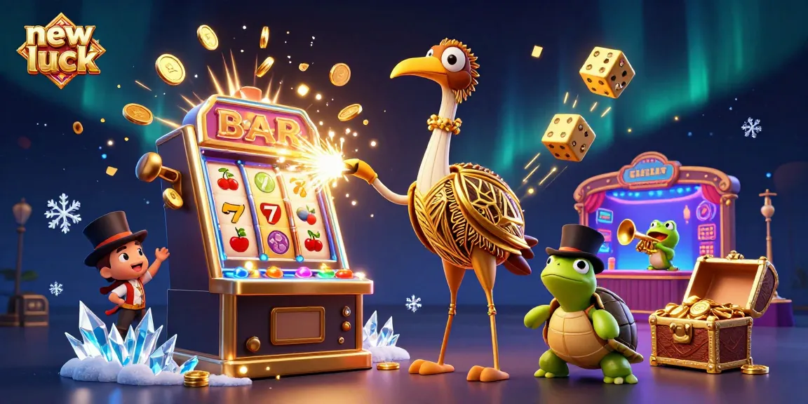 Spin to win with new pk luck, experiencing the vibrant slots universe bursting with excitement and rewards.