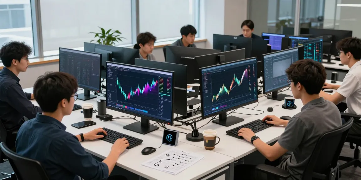 Dynamic cryptocurrency trading workspace emphasizing Polygon.io alternative with advanced analytics, real-time crypto data, and teamwork.