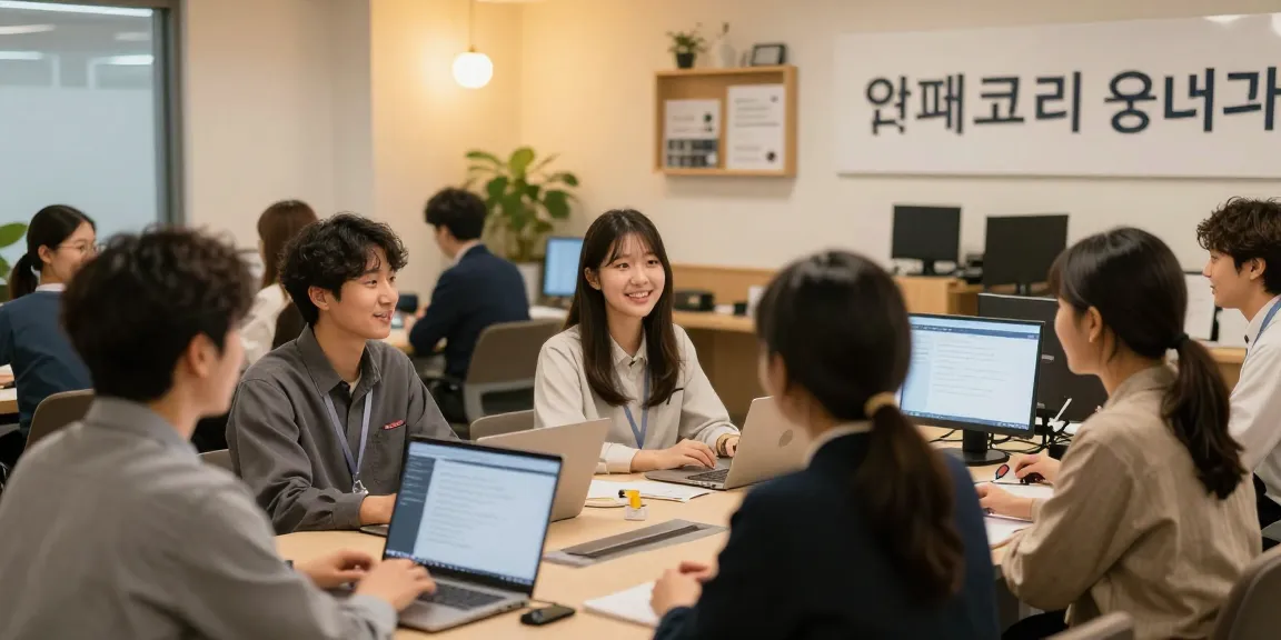 Local services provider assisting clients with 오피코리아 advice in a friendly setting.