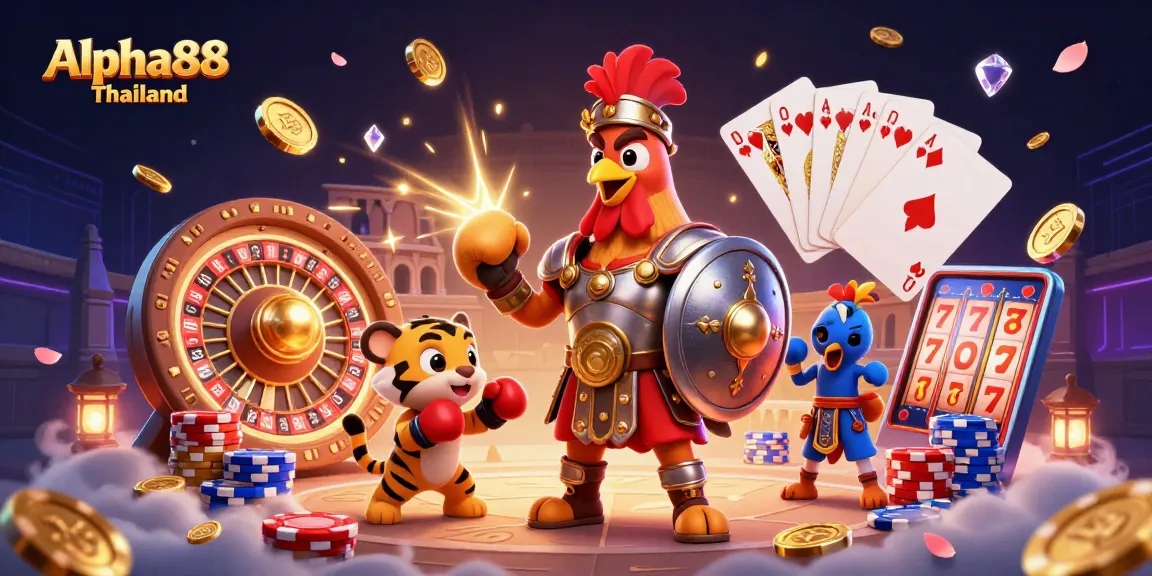 Engage in exciting gameplay at Alpha88 Thailand with our vibrant casino promotions and rewards