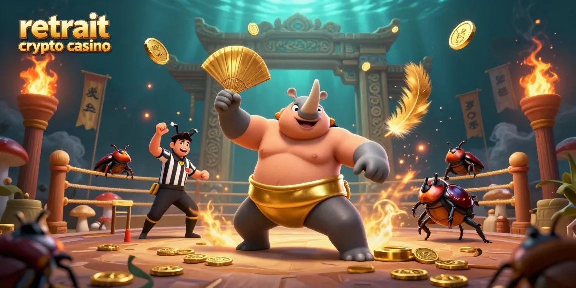Effectuer un retrait crypto casino avec rapidité, illustré par des personnages animés et des éléments de casino.
