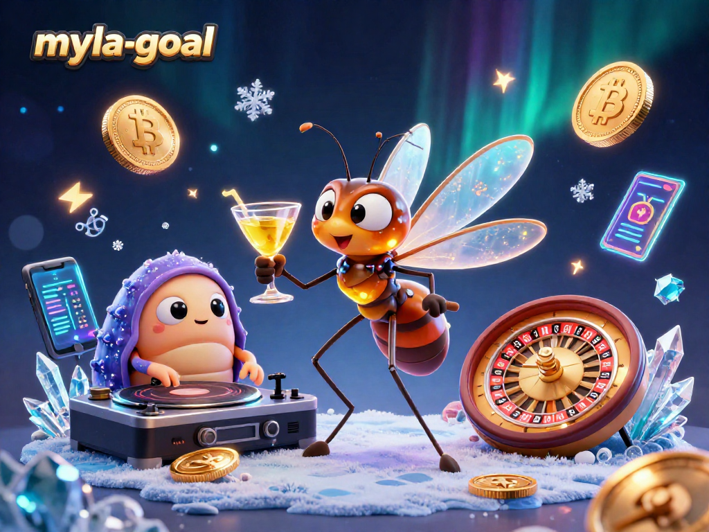 Engage in the thrilling action of myla-goal with unique casino characters as they spin the roulette wheel.