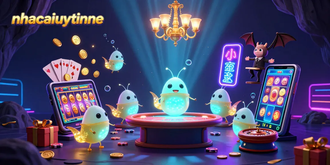 Watch nhacaiuytinne glowworms lighting up a casino scene with fun games and vibrant energy.