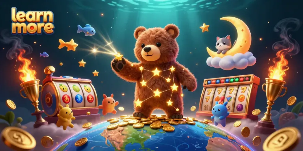 Learn more about winning slot strategies with this vibrant 3D casino illustration.