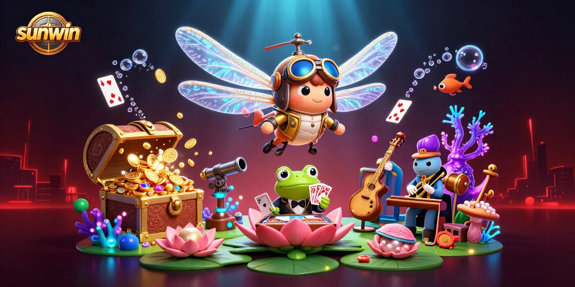 Experience sunwin's vibrant casino atmosphere with dynamic characters and exciting gaming elements.