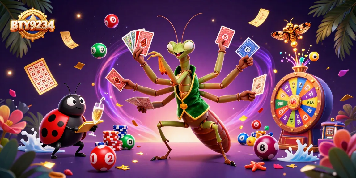 Experience the excitement of BTY9234 with vibrant casino elements and animated characters in action.