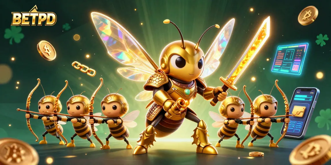 Engage in BETBD cricket betting and live casino excitement with vibrant 3D art featuring unique characters and symbols.