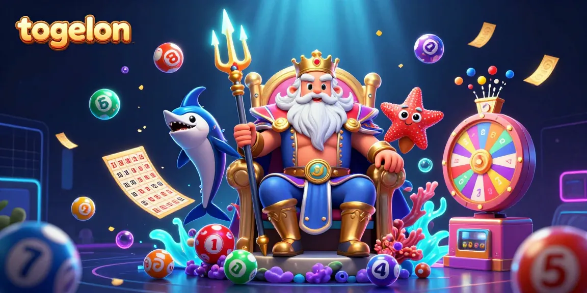 Experience dynamic lottery excitement with togelon featuring colorful bouncing balls and vibrant prize elements.