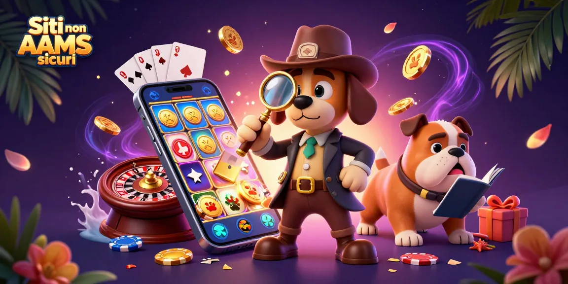 Esamina i Siti non AAMS sicuri con un detective mentre scopre indizi nel casinò digitale.